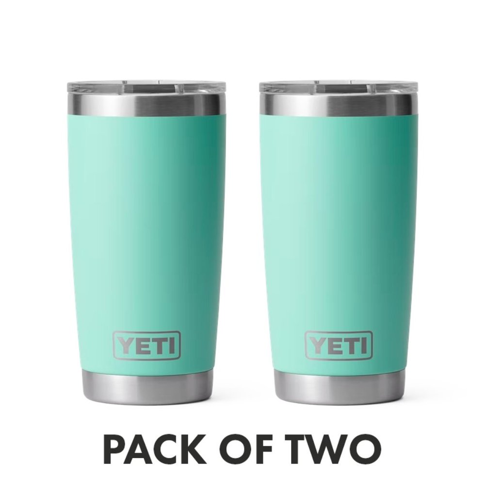 YETI Rambler 20 oz I LOT OF TWO I Seafoam